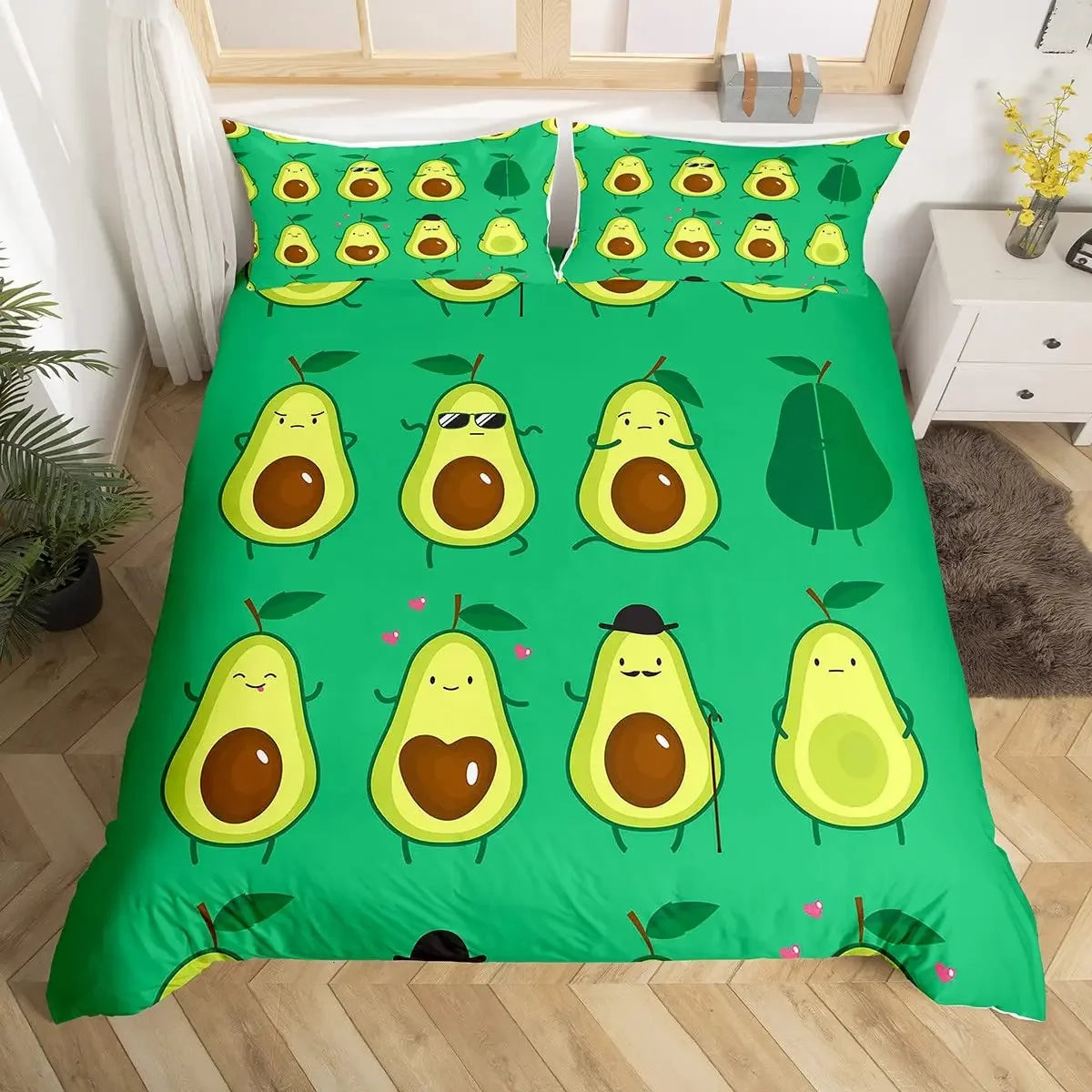 Image of Premium Avocados Duvet Cover