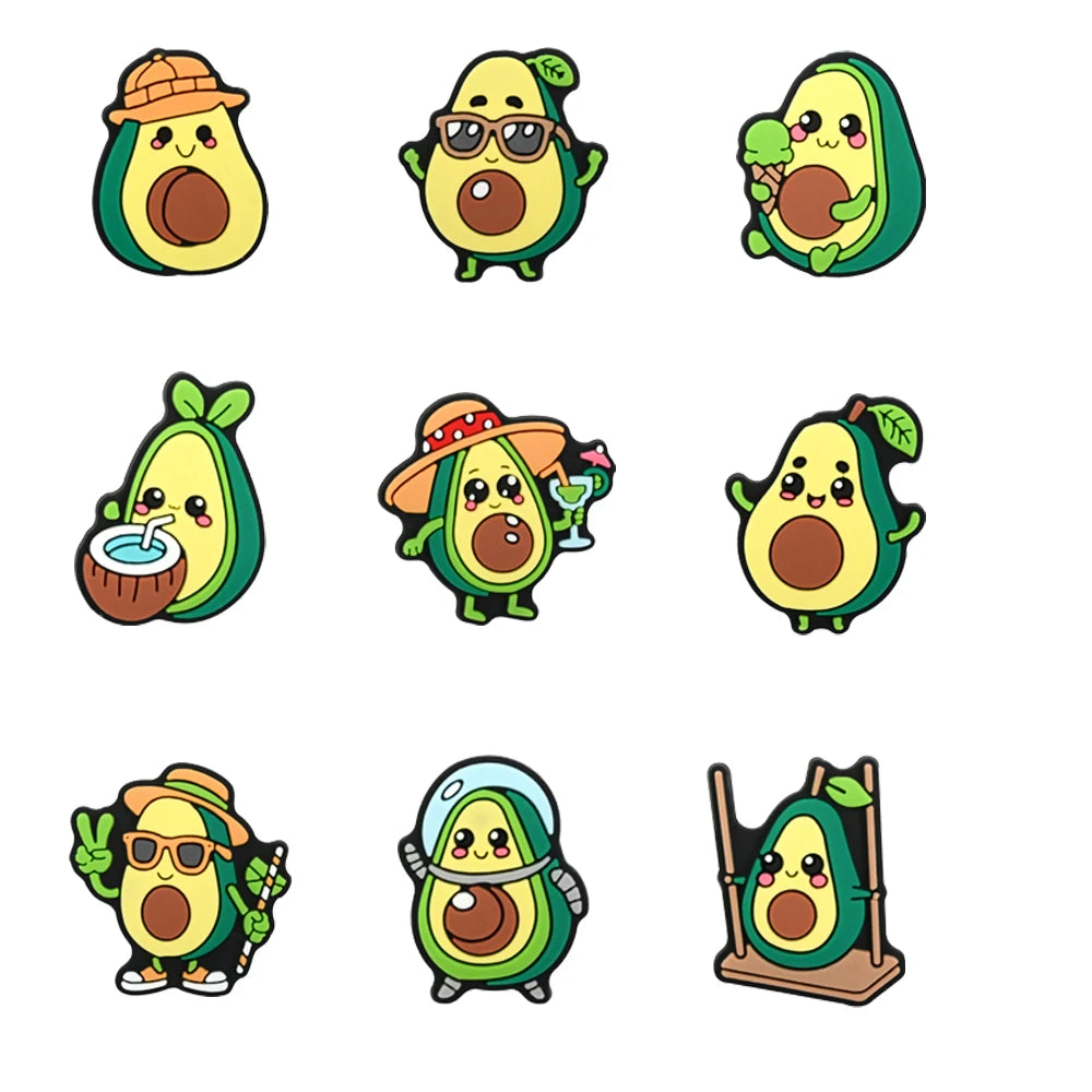 Image of Zuecos Pines-Charms de Aguacates