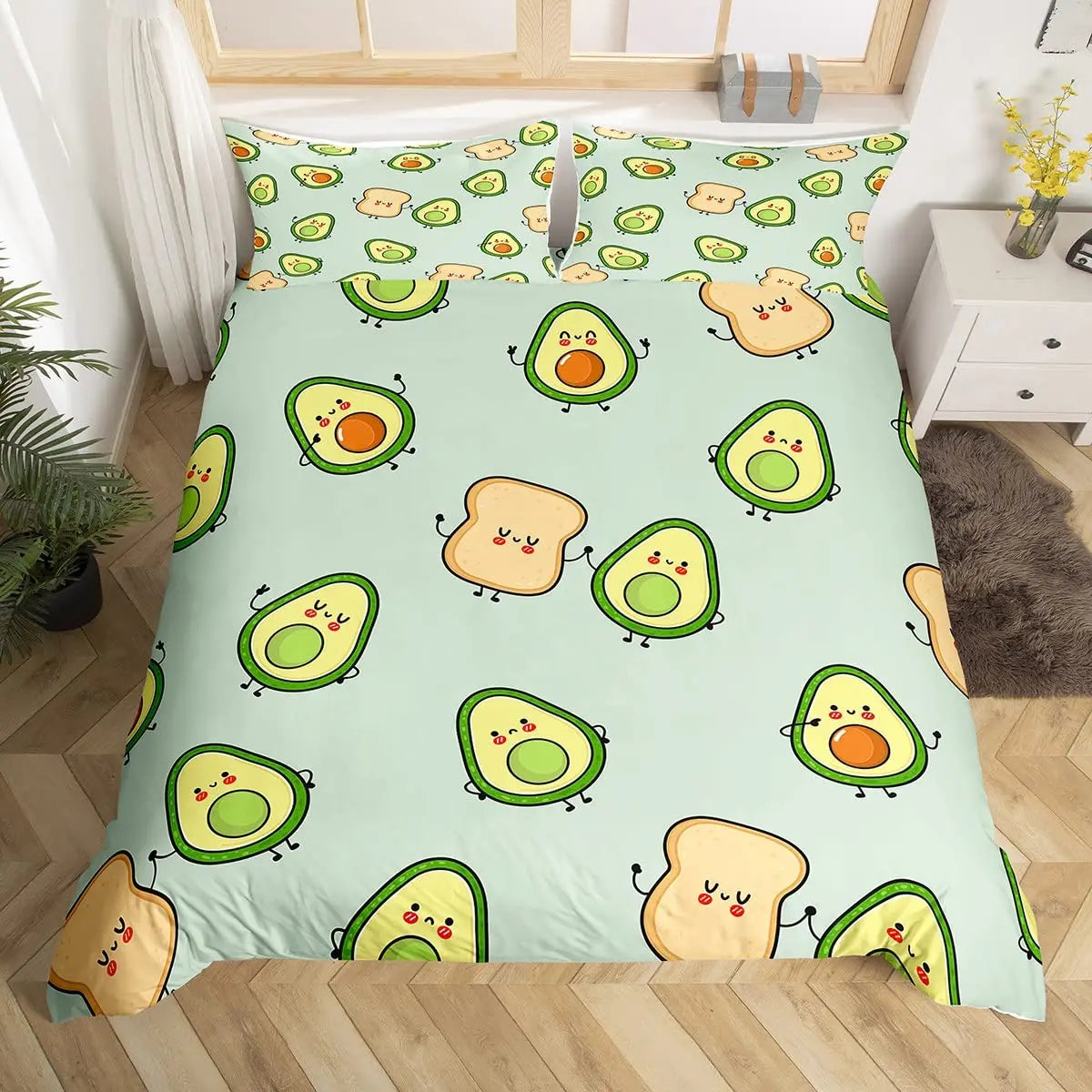 Image of Premium Avocados Duvet Cover