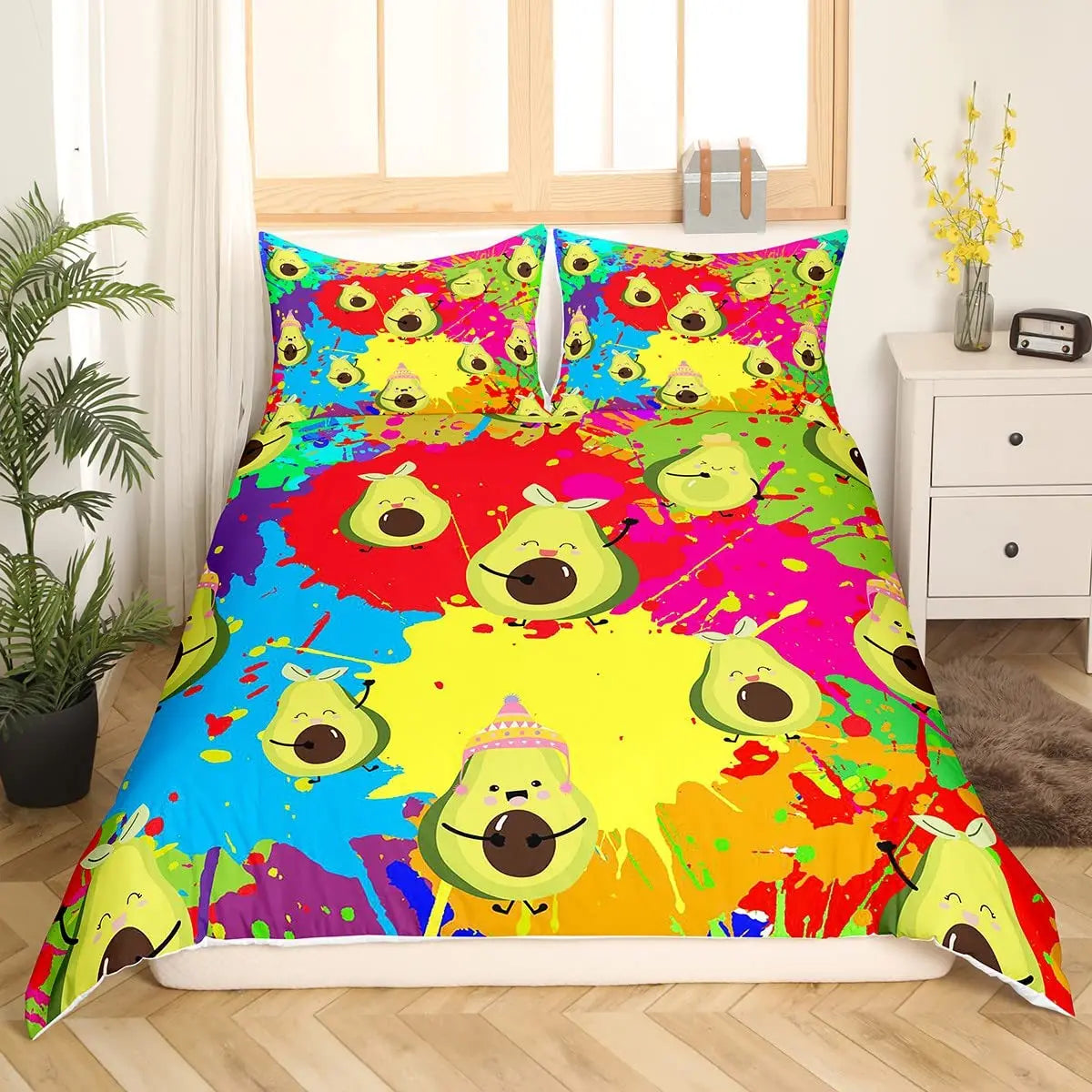 Premium Avocados Duvet Cover