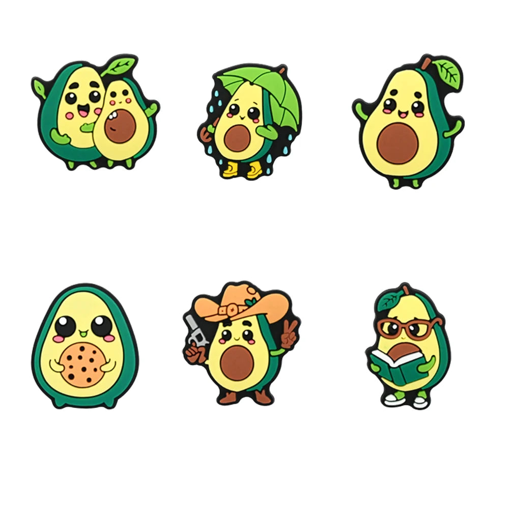 Zuecos Pines-Charms de Aguacates