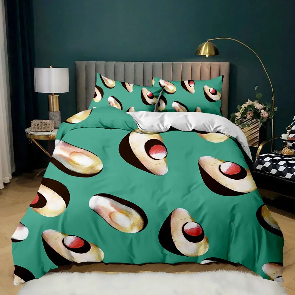 Premium Avocados Duvet Cover