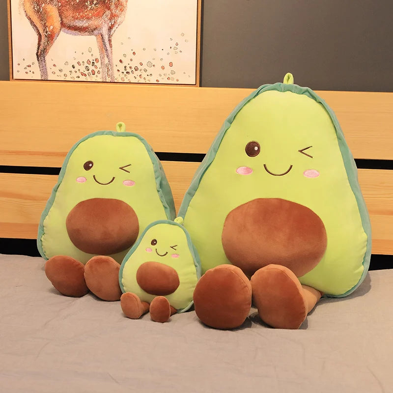 Peluches de Aguacates Sonrientes