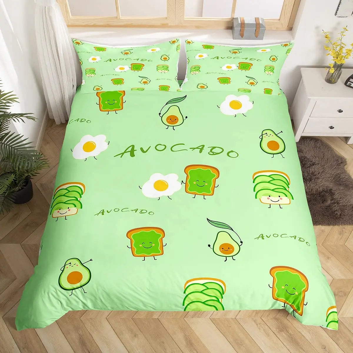 Image of Premium Avocados Duvet Cover