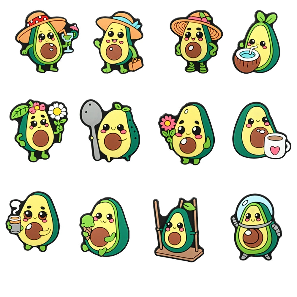Zuecos Pines-Charms de Aguacates