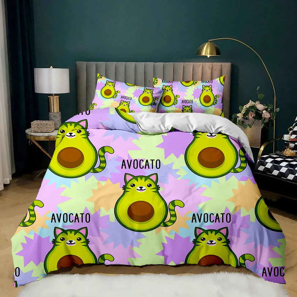 Image of Premium Avocados Duvet Cover
