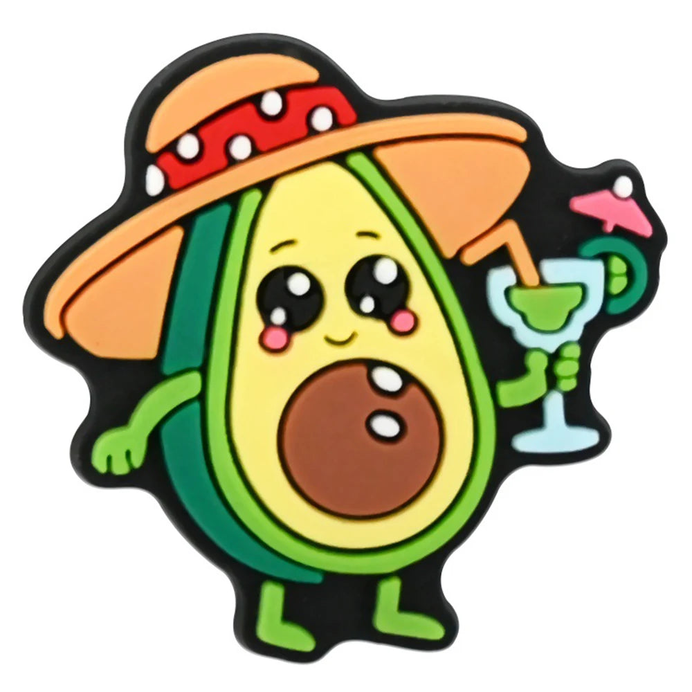 Zuecos Pines-Charms de Aguacates
