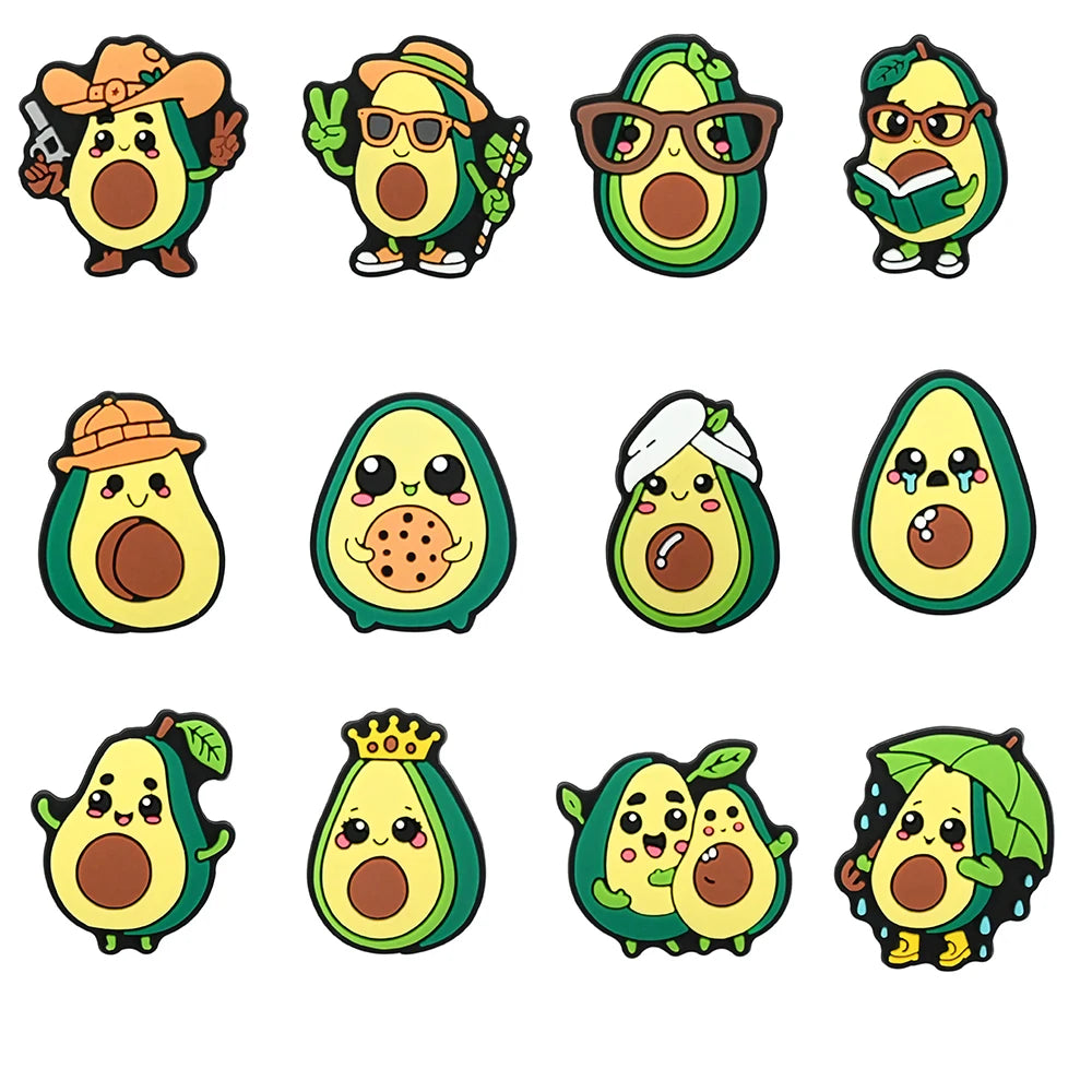 Zuecos Pines-Charms de Aguacates