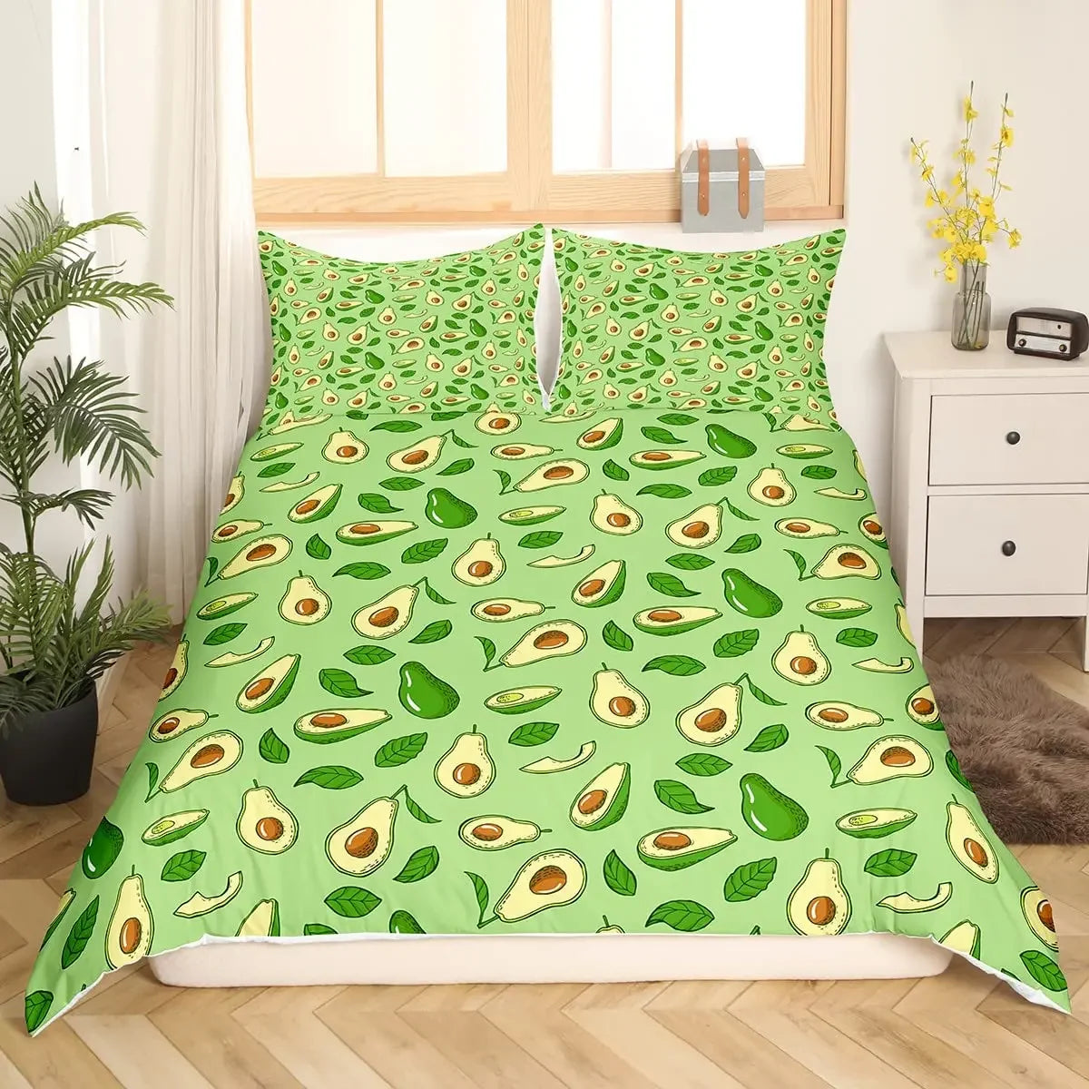 Image of Premium Avocados Duvet Cover