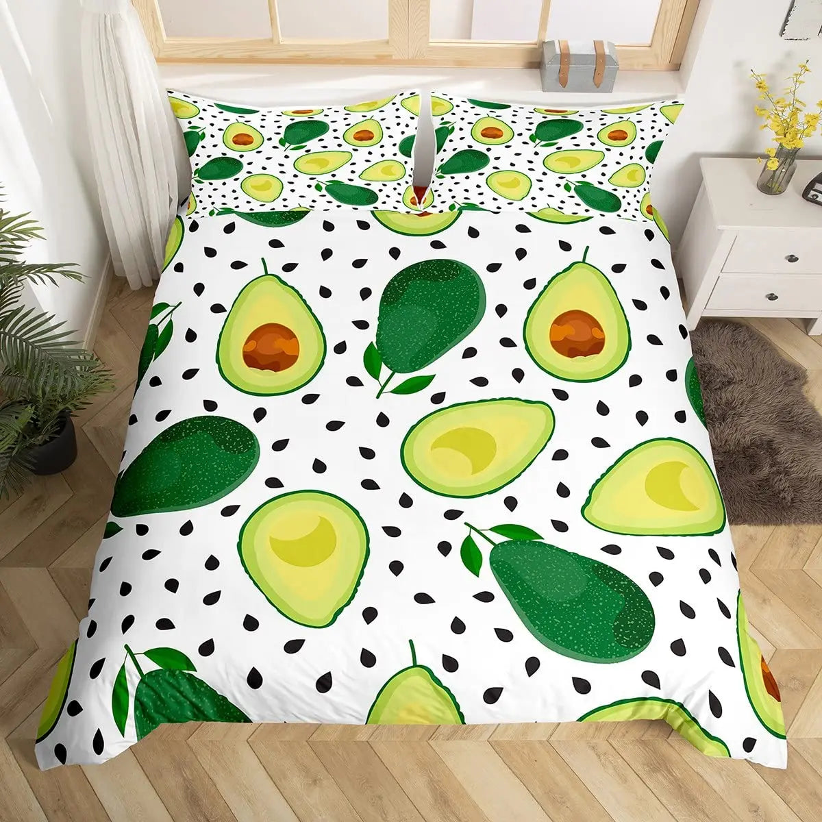 Image of Premium Avocados Duvet Cover
