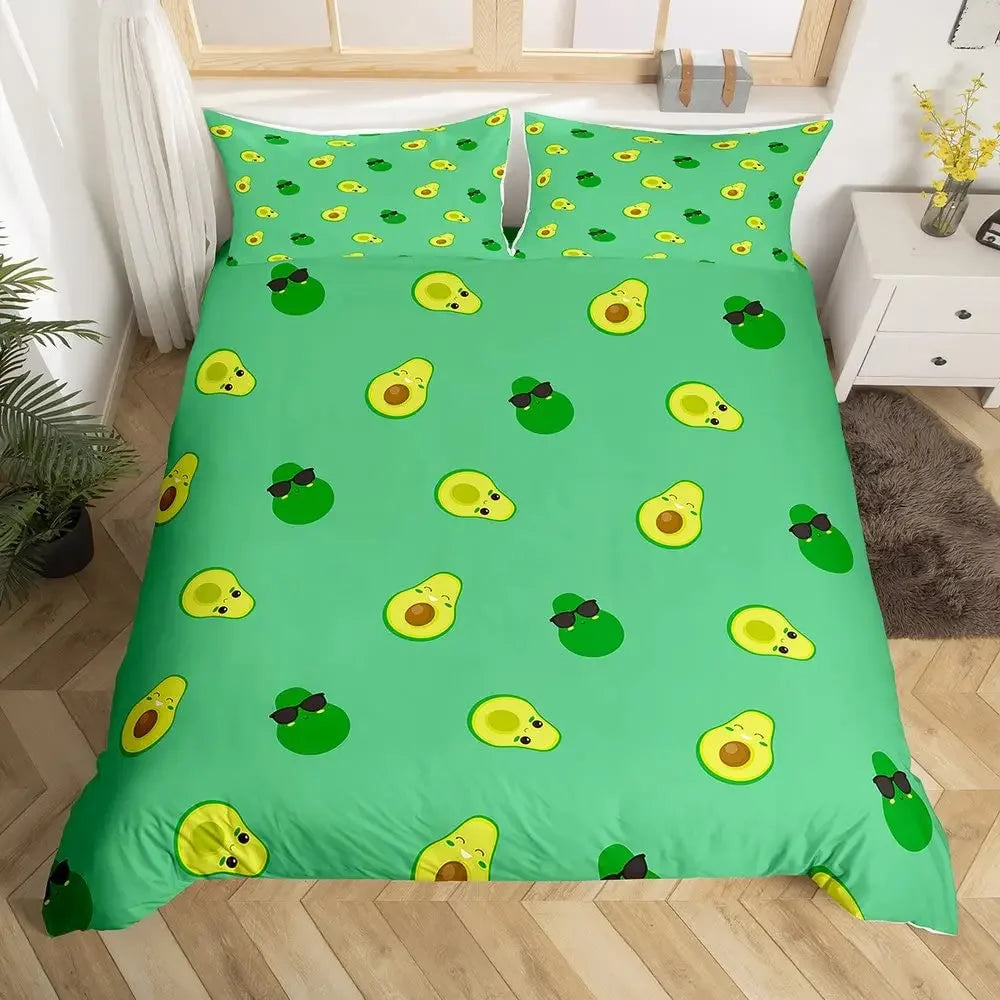 Image of Premium Avocados Duvet Cover