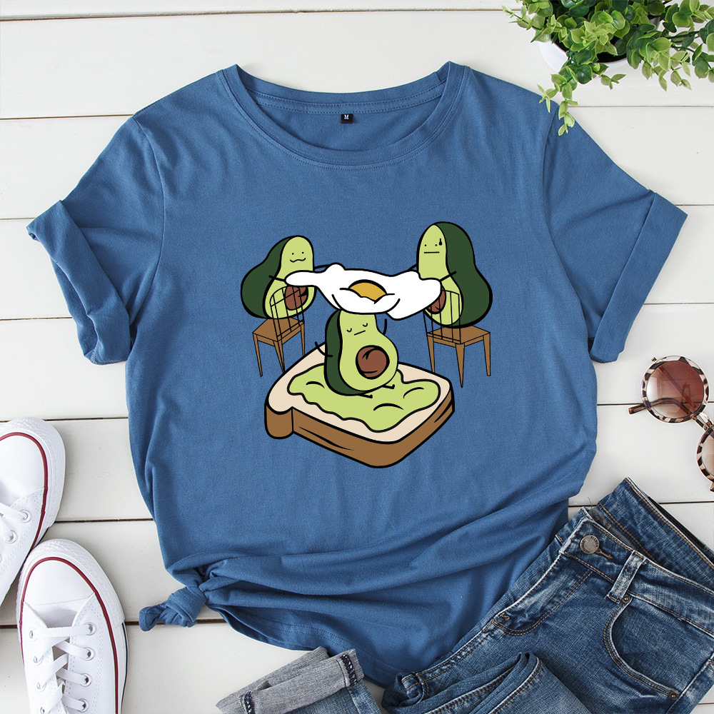 Camiseta ♀ Aguacate Huevo Color - El Aguacate Store